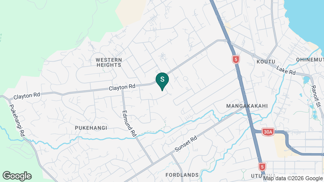 St Michael's Catholic School (Rotorua) static school zone map