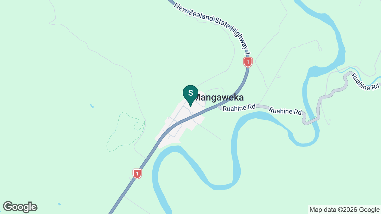 Mangaweka School static school zone map