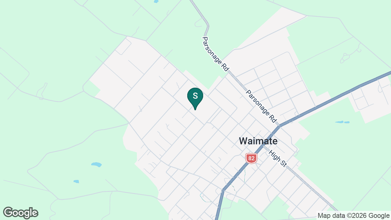 Waimate Centennial School static school zone map