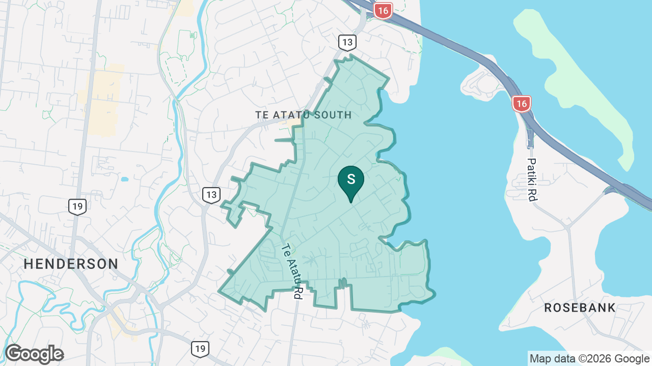 Freyberg Community School static school zone map