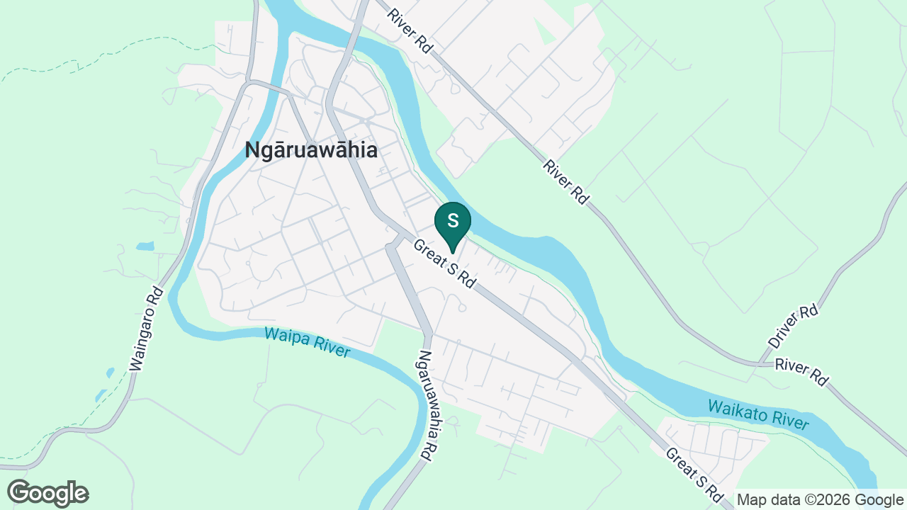 St Paul's Catholic School (Ngaruawahia) static school zone map