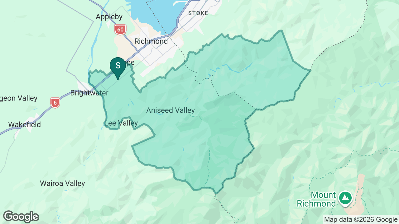 Hope School static school zone map