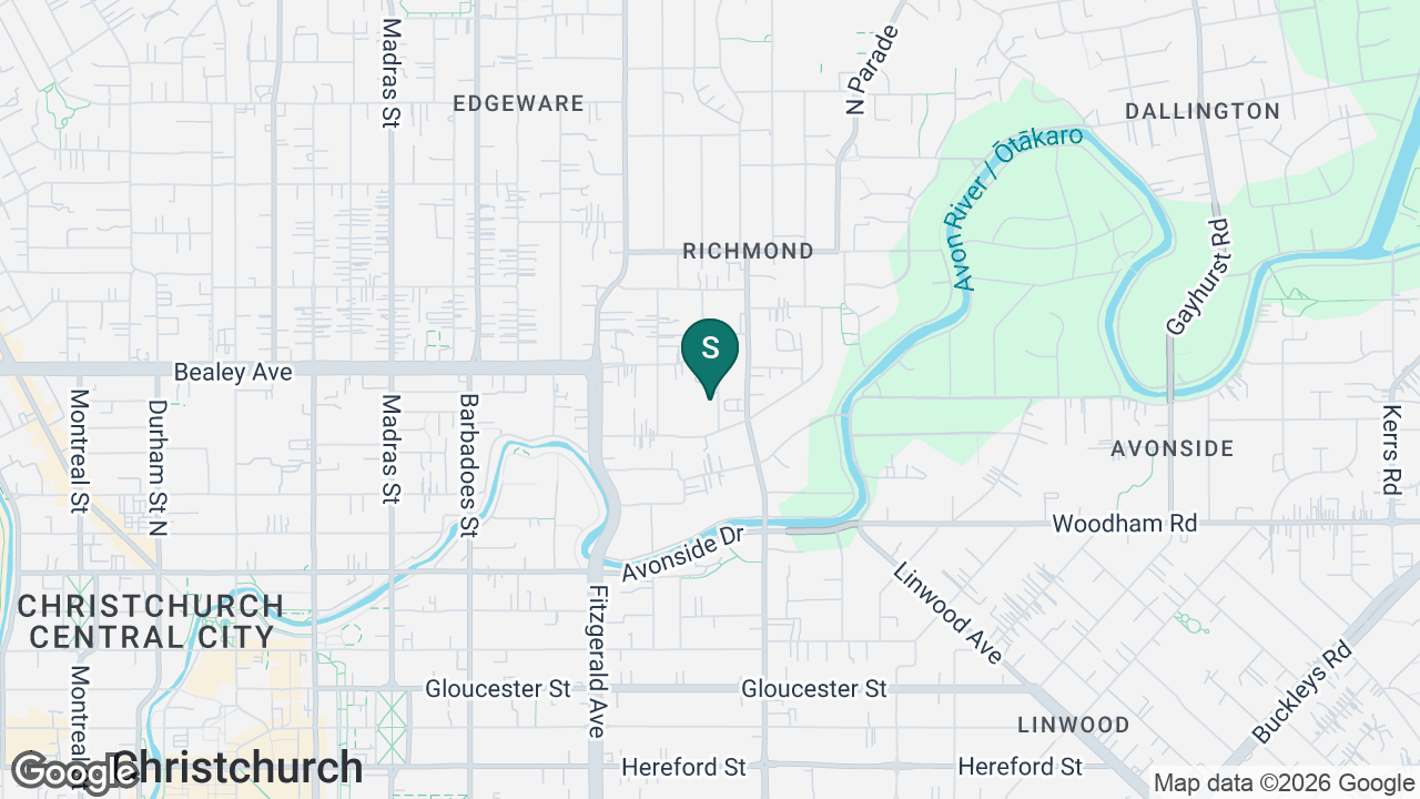 Kingslea School static school zone map