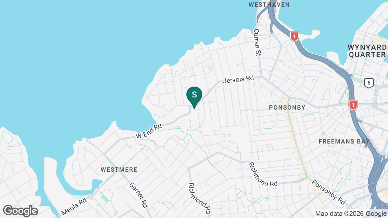 Auckland Secondary Schools' Centre static school zone map