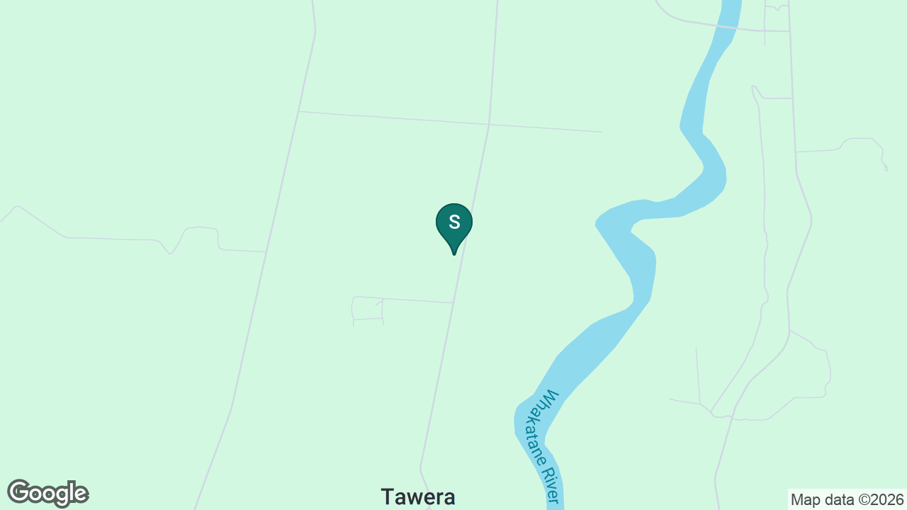 Tāwera Bilingual School static school zone map