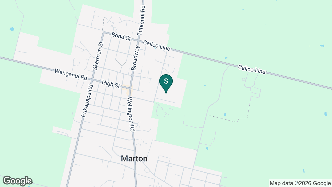 Rangitīkei College static school zone map
