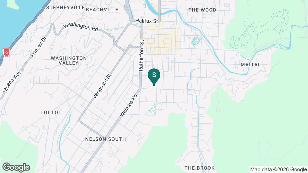 Nelson College For Girls Prep School static school zone map
