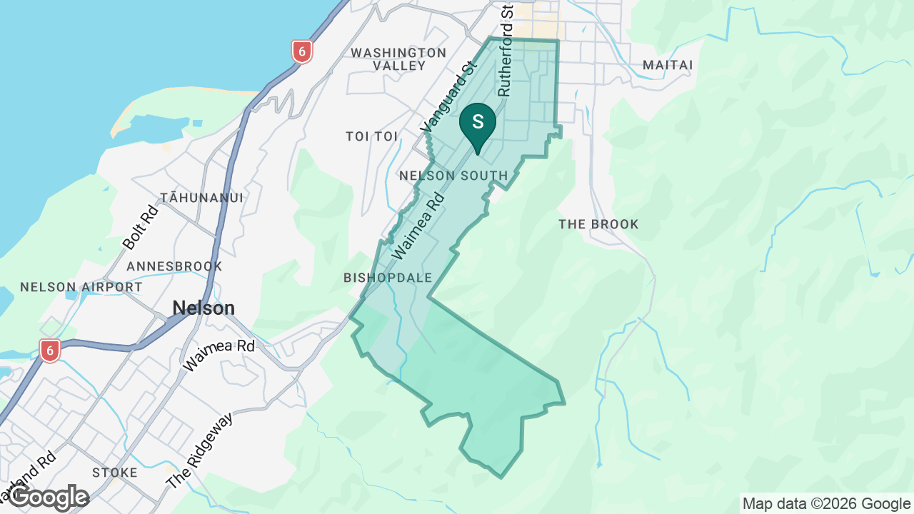 Hampden Street School static school zone map