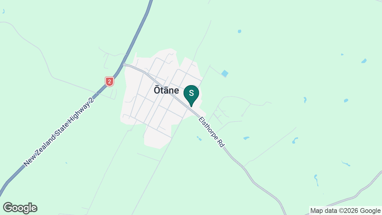 Otane School static school zone map