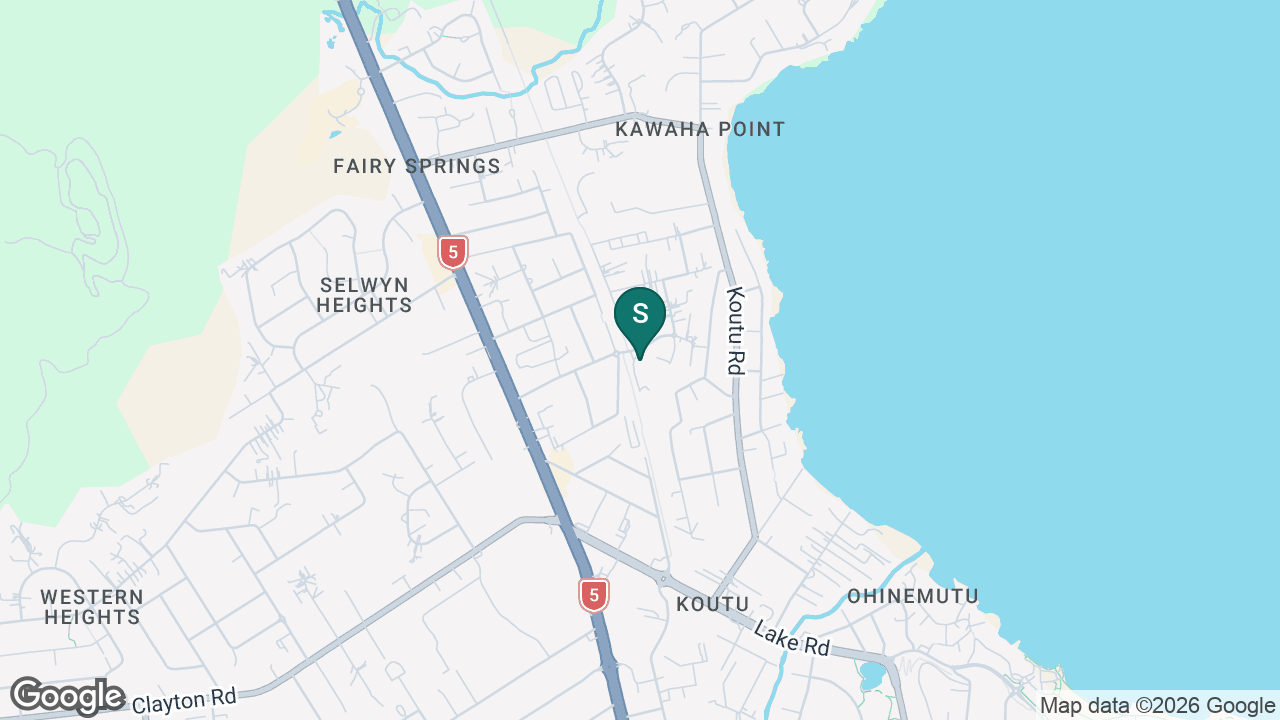 TKKM o Te Koutu static school zone map