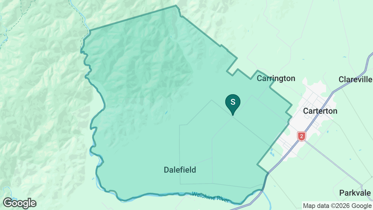 Dalefield School static school zone map