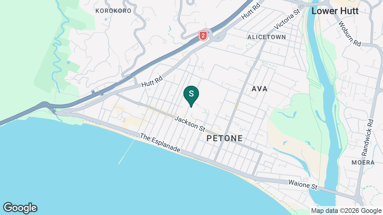 Petone Central School static school zone map