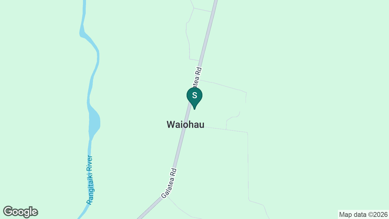 Te Kura Māori ā Rohe o Waiohau static school zone map