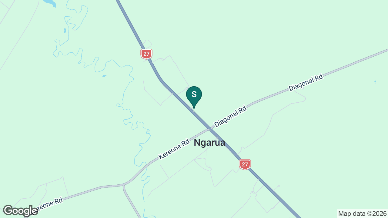 Te Wharekura o Te Rau Aroha static school zone map
