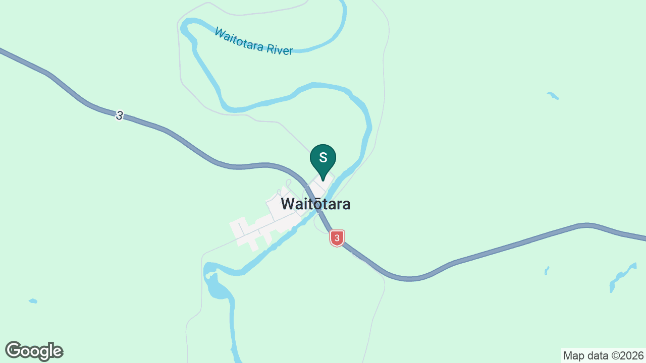 Waitotara School static school zone map