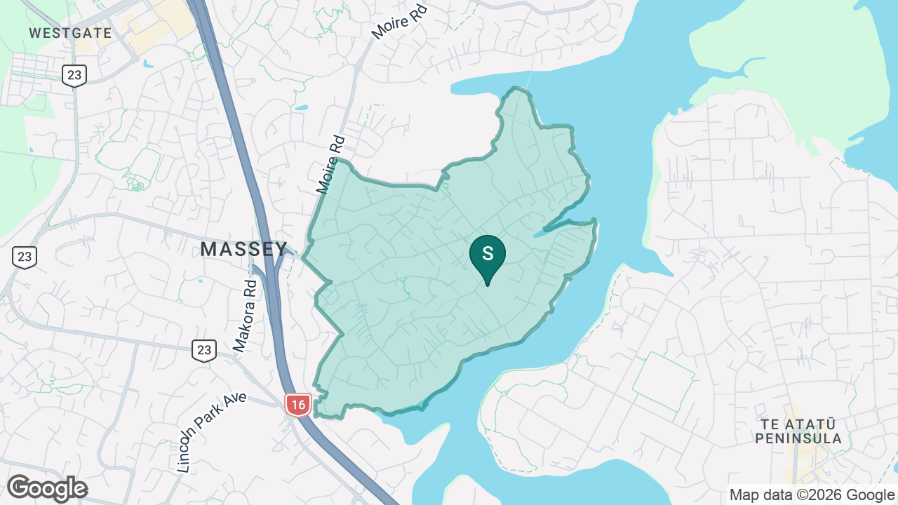 Colwill School Massey static school zone map