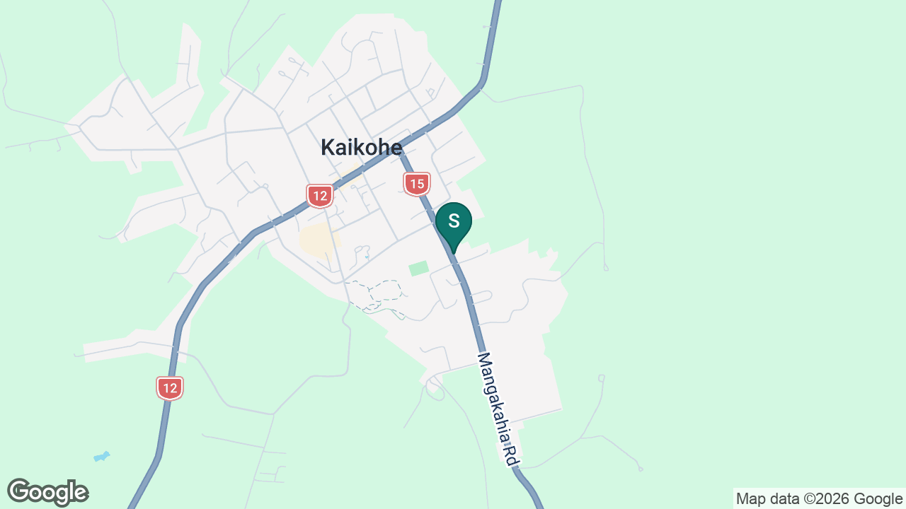 Kaikohe Christian School static school zone map