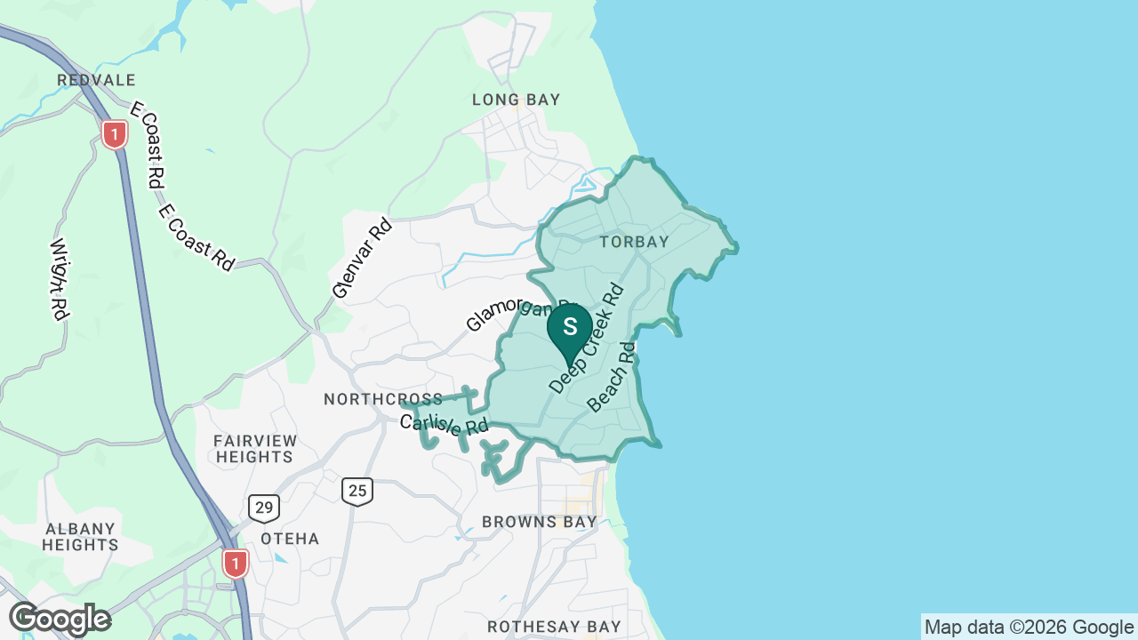 Torbay School static school zone map