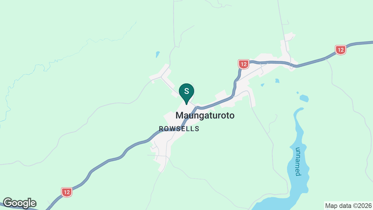 Maungaturoto School static school zone map