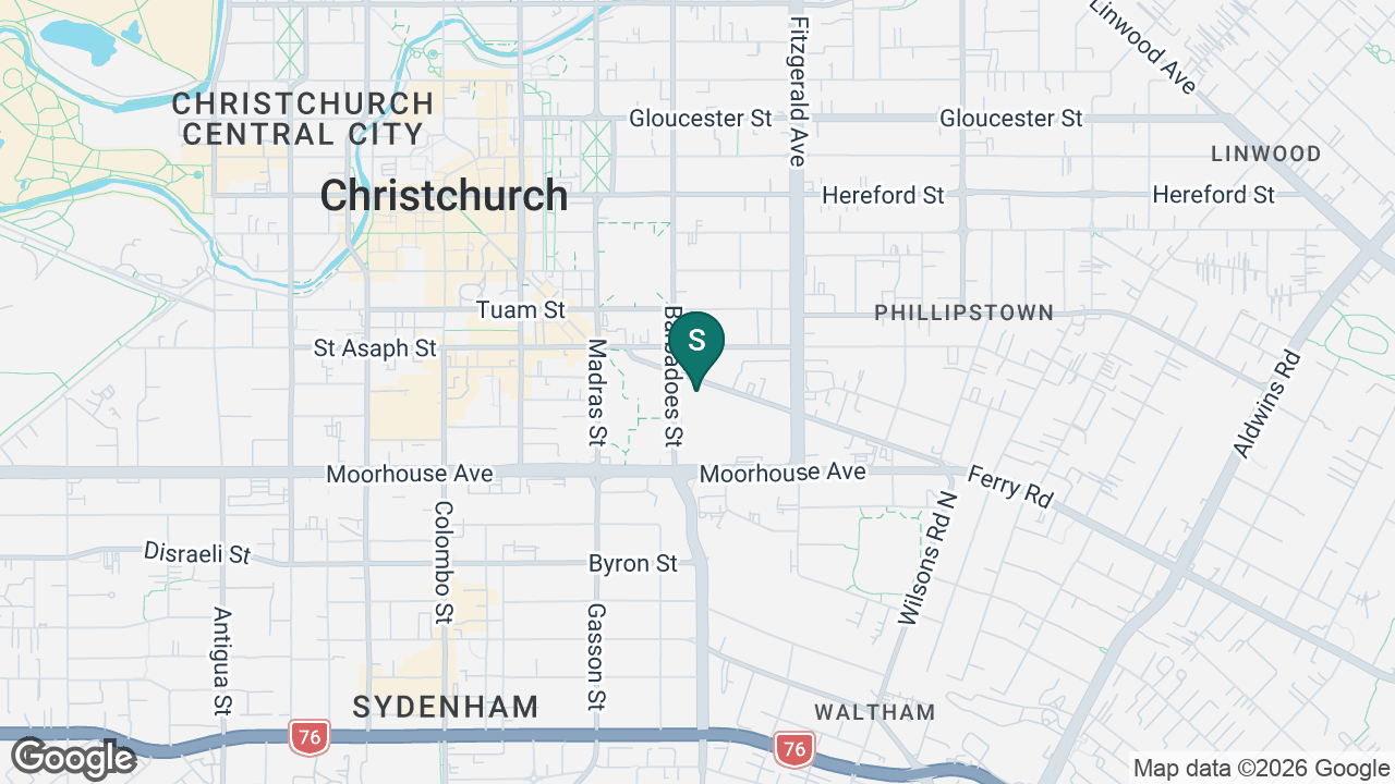 Catholic Cathedral College static school zone map