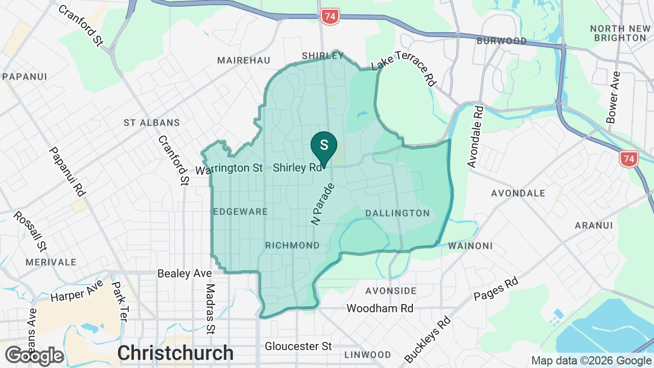 Te Oraka static school zone map