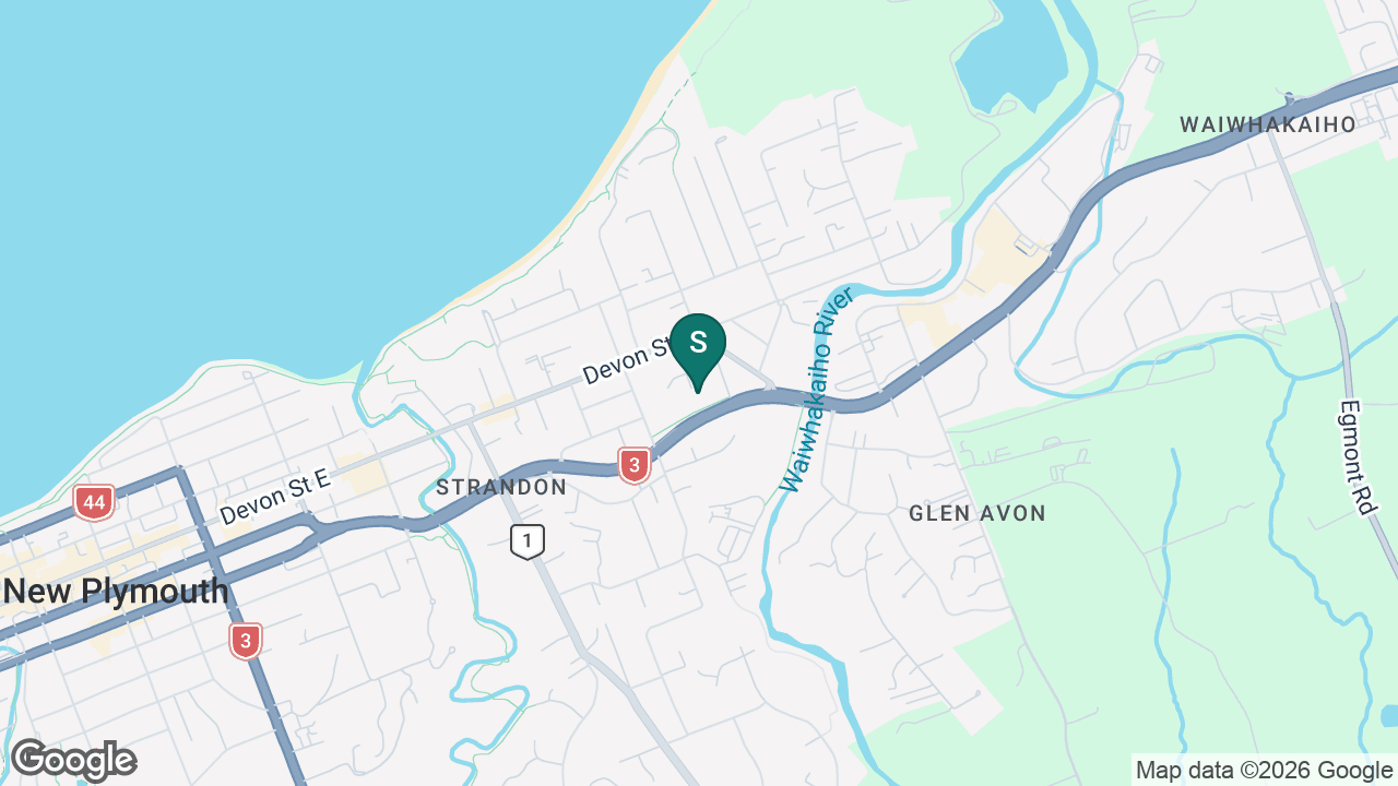 St John Bosco School (New Plymouth) static school zone map
