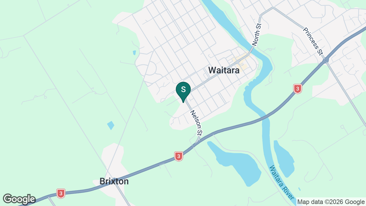 St Joseph's School (Waitara) static school zone map