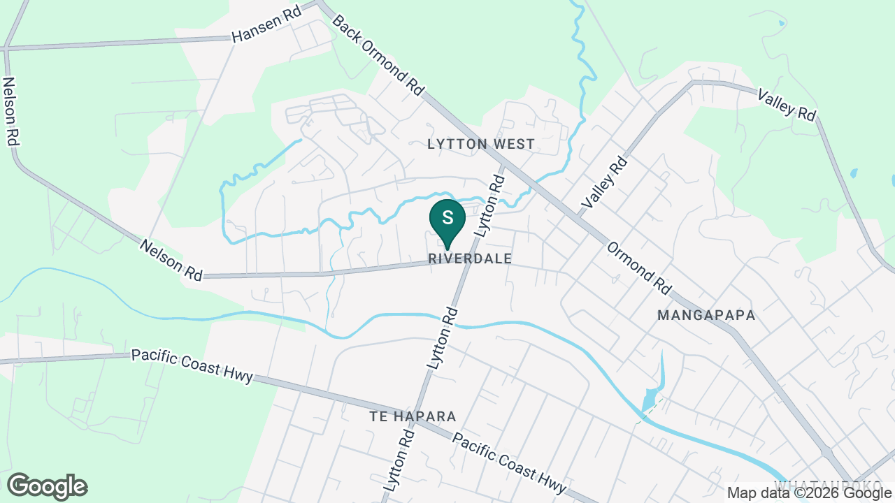 Te Whare Whai Hua Teenage Parent Centre static school zone map