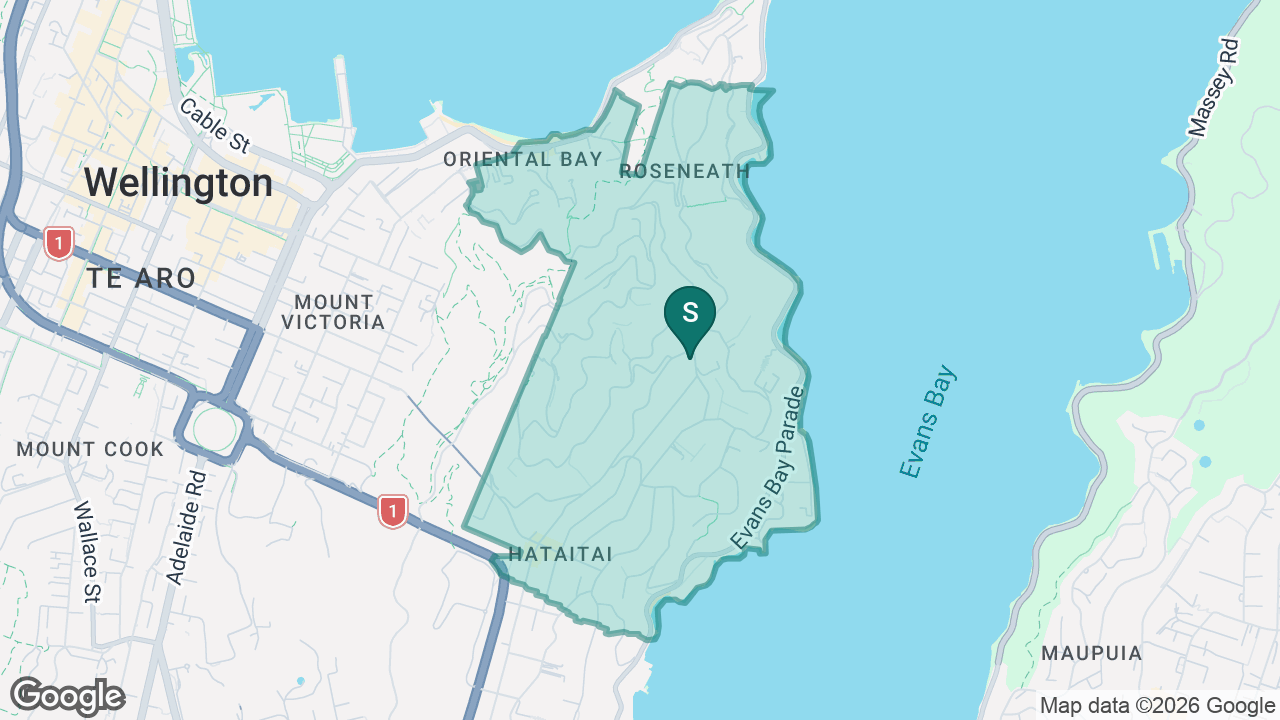 Hataitai School static school zone map