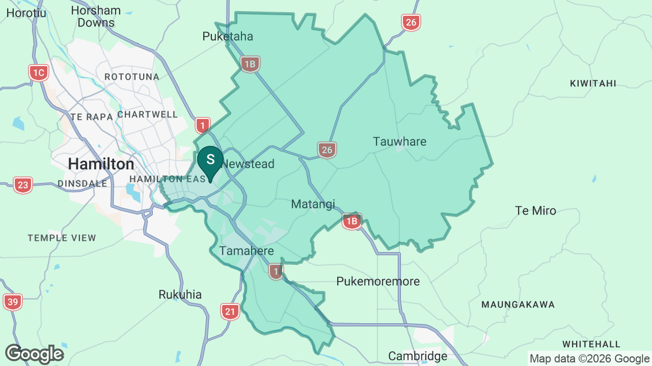 Hillcrest High School static school zone map