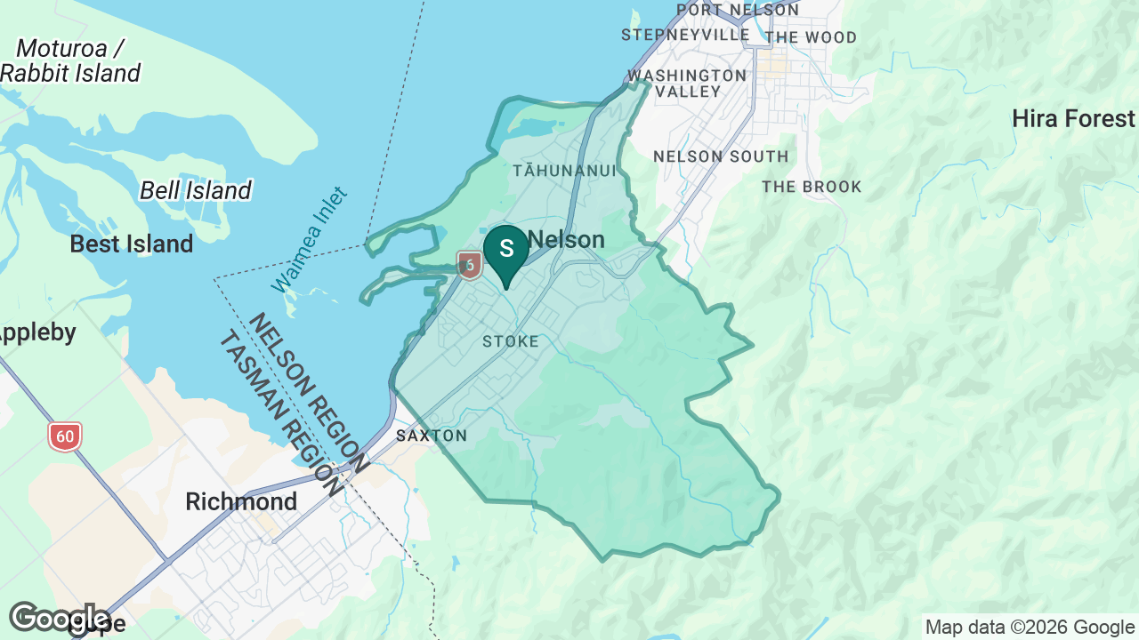 Broadgreen Intermediate static school zone map