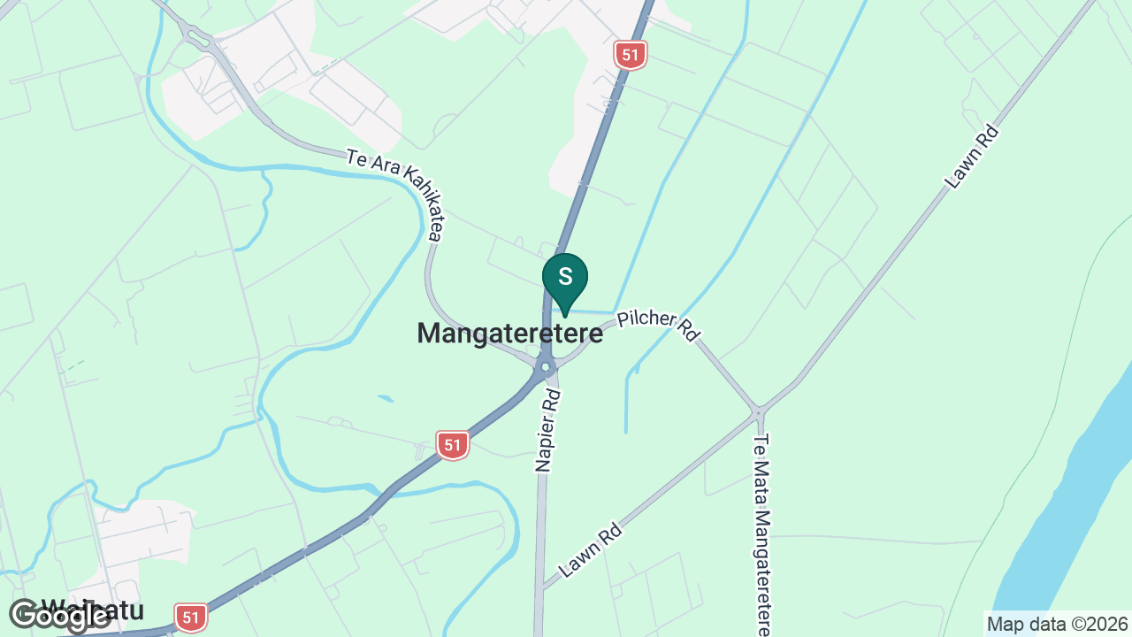 Te Aratika High School static school zone map