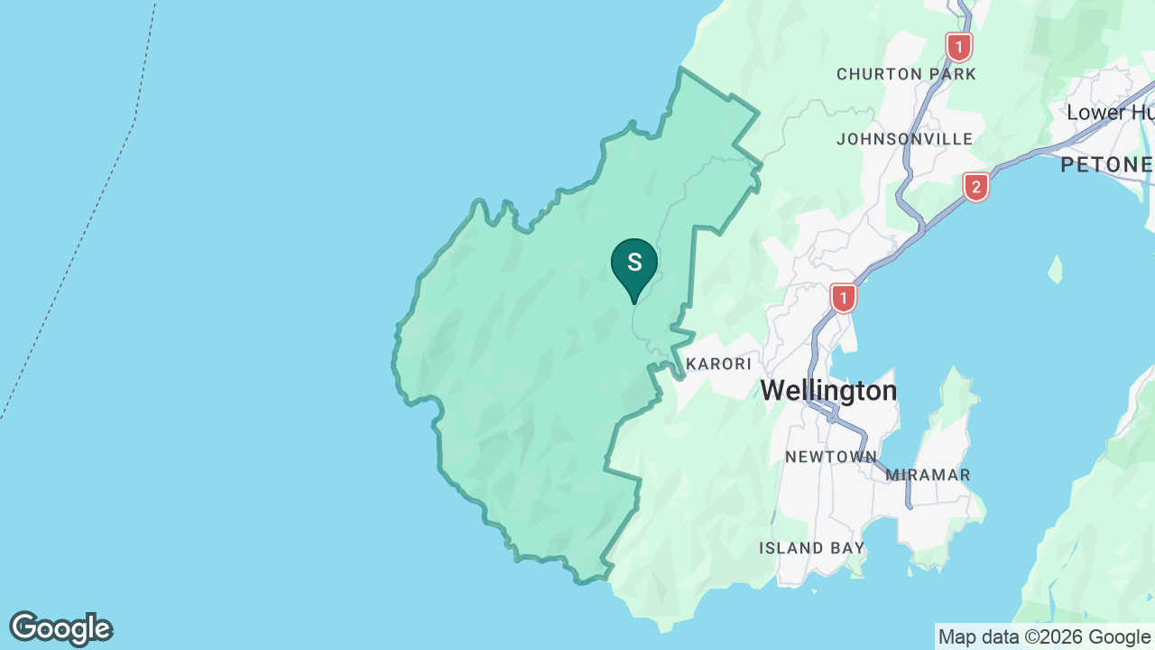Mākara Model School static school zone map