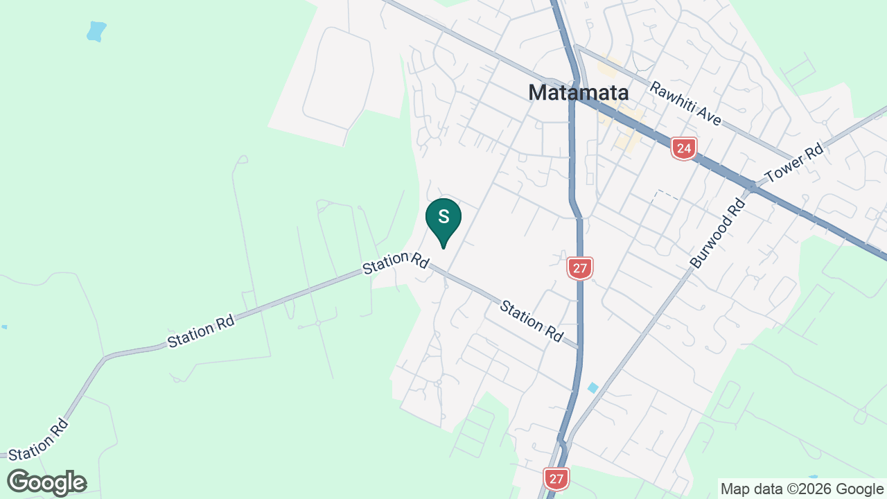 Matamata Christian School static school zone map