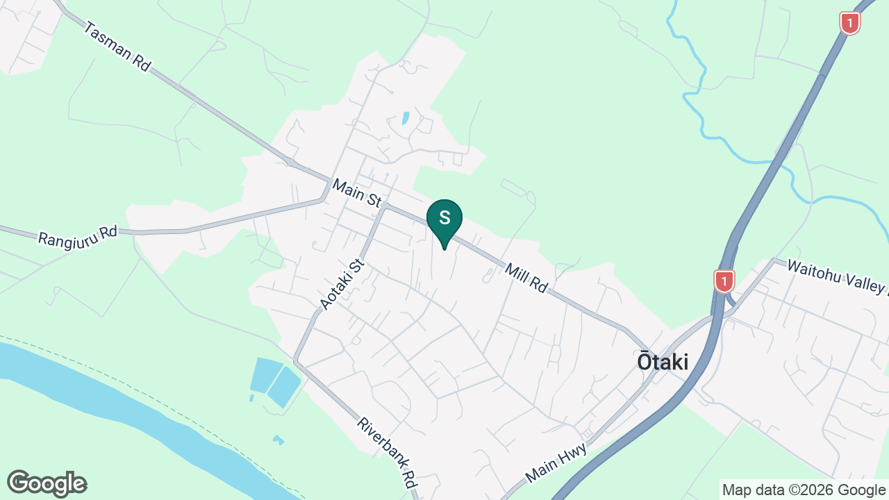 Otaki School static school zone map