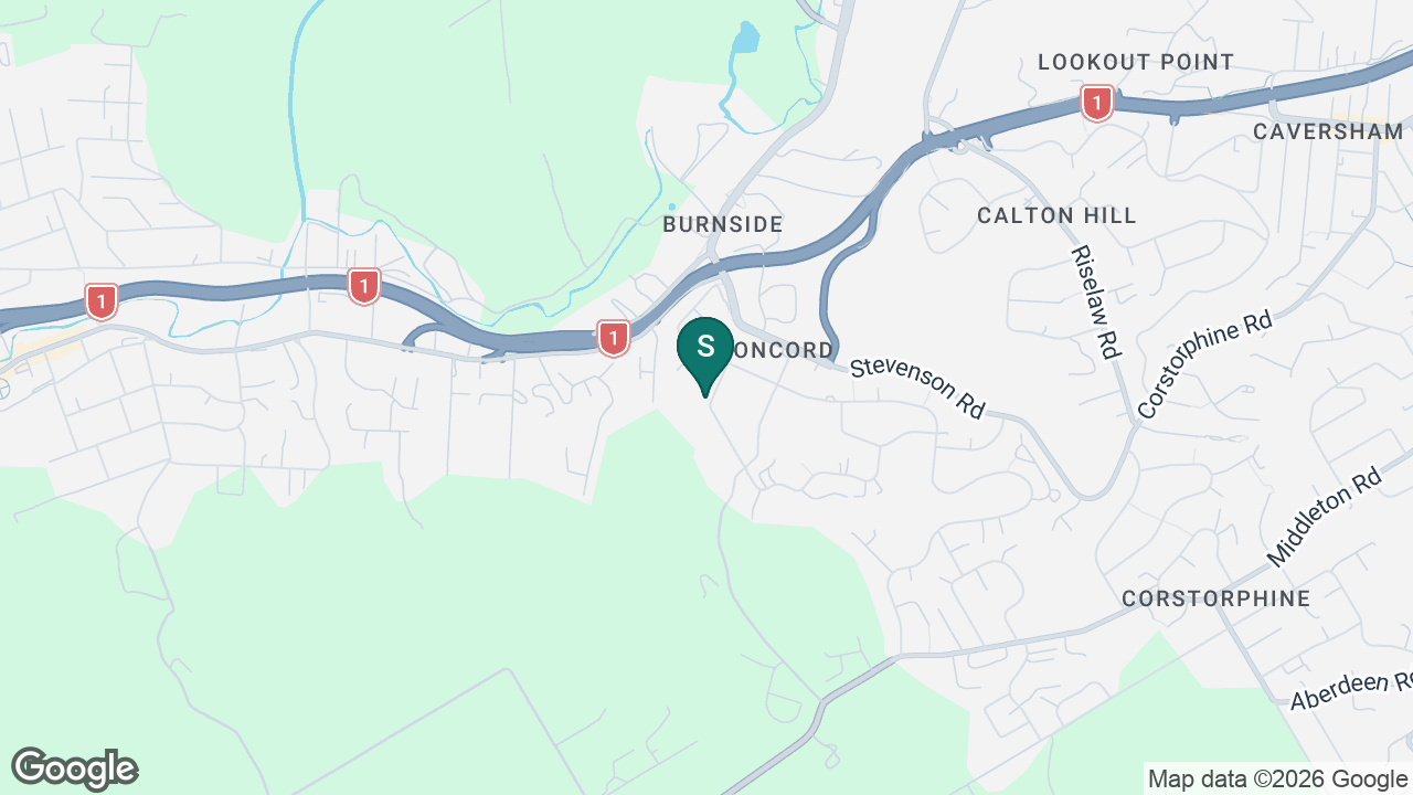 Concord School static school zone map