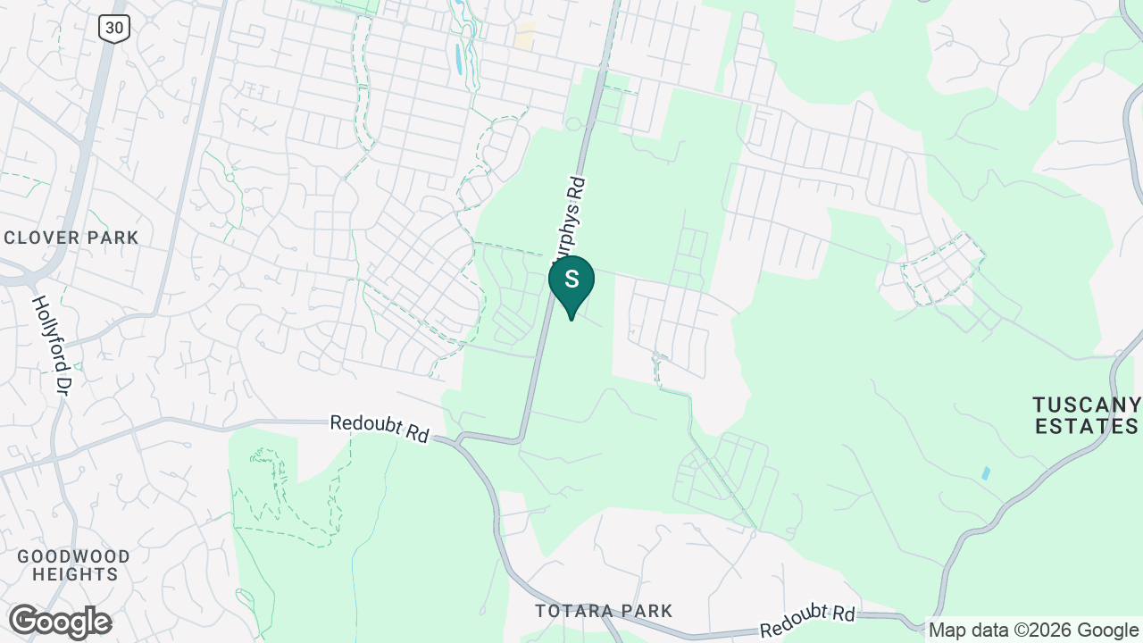 Te Kura Rau Iti static school zone map