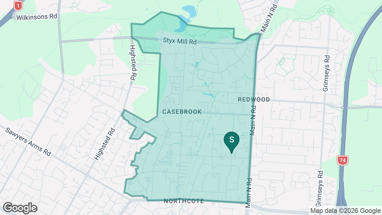 Te Kura o Matarangi - Northcote School static school zone map