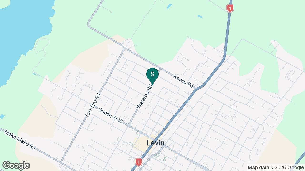 Levin North School static school zone map