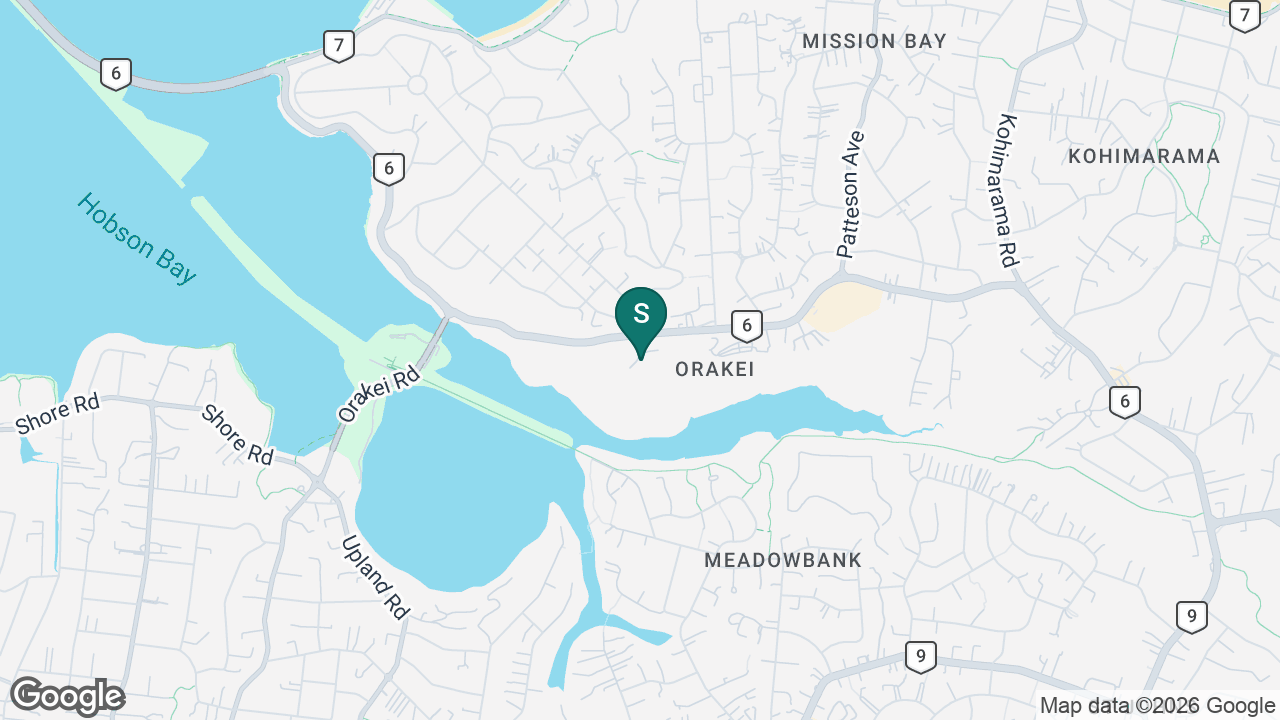 St Joseph's School (Orakei) static school zone map