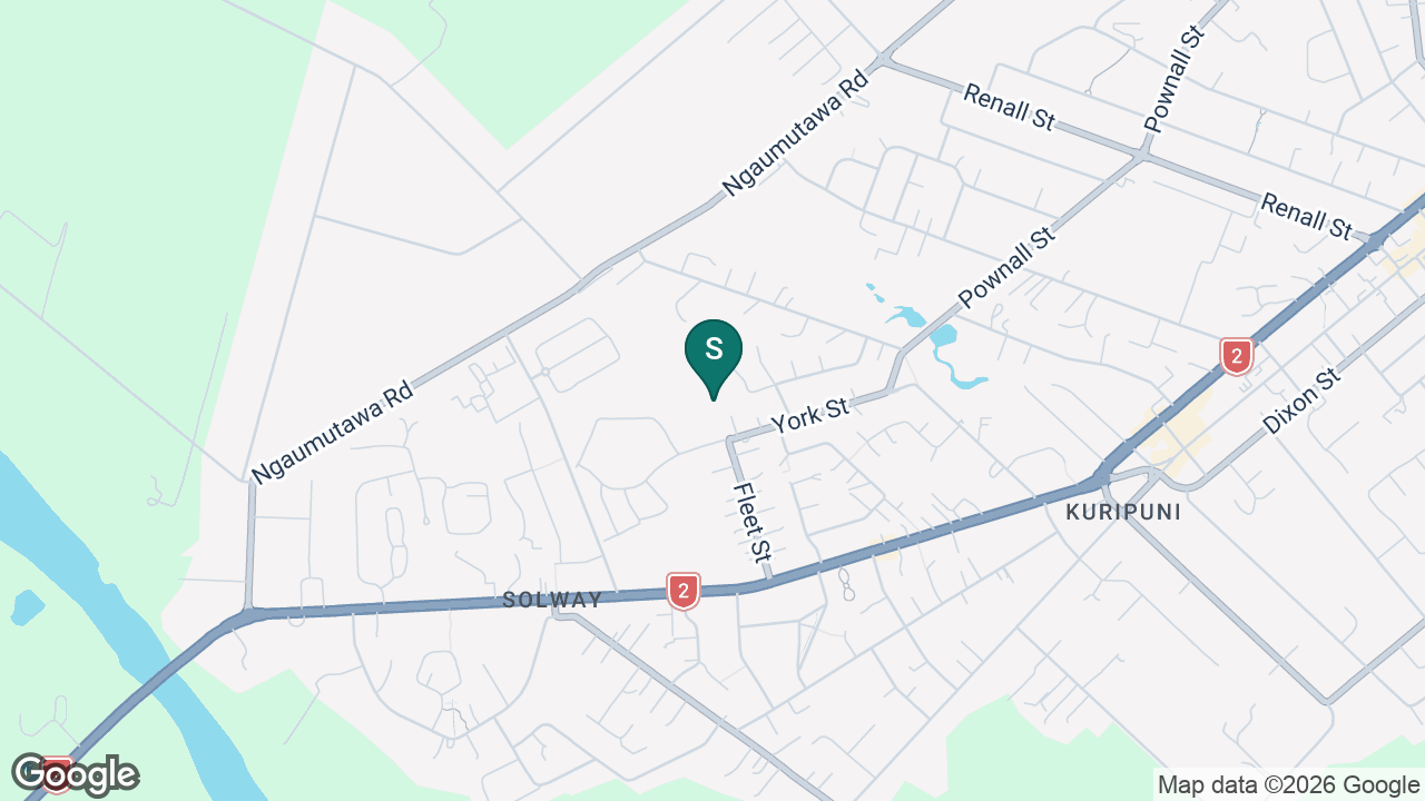 Solway College static school zone map
