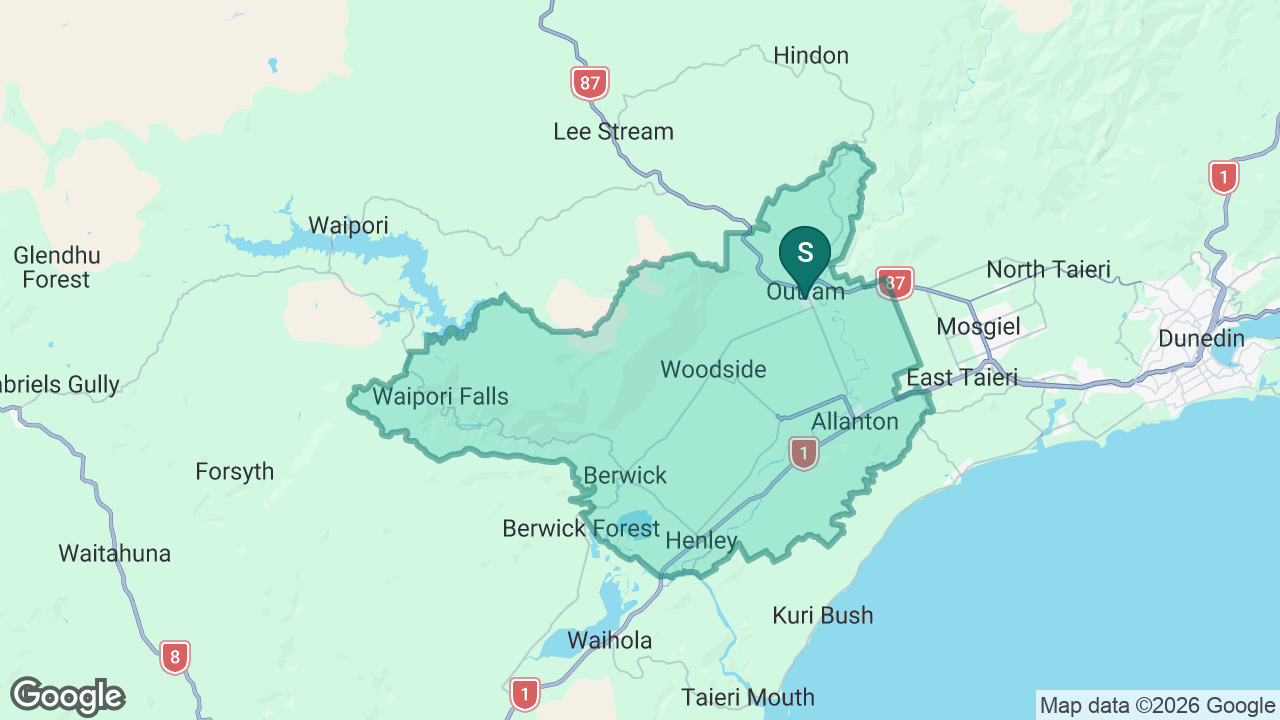Outram School static school zone map