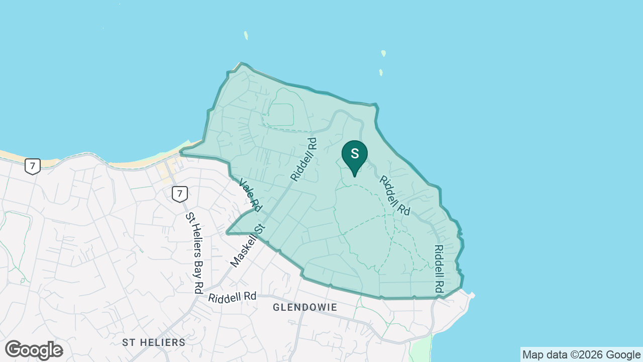 Churchill Park School static school zone map