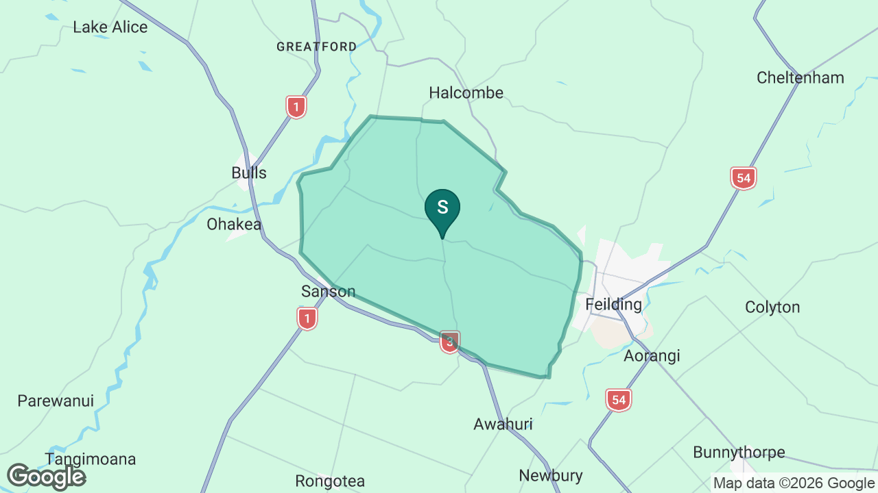Mount Biggs School static school zone map