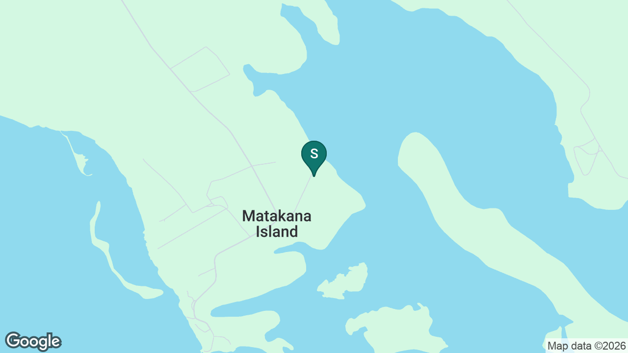 Te Kura o Te Moutere O Matakana static school zone map