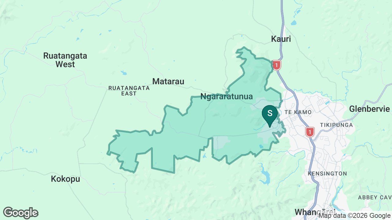 Hurupaki School static school zone map