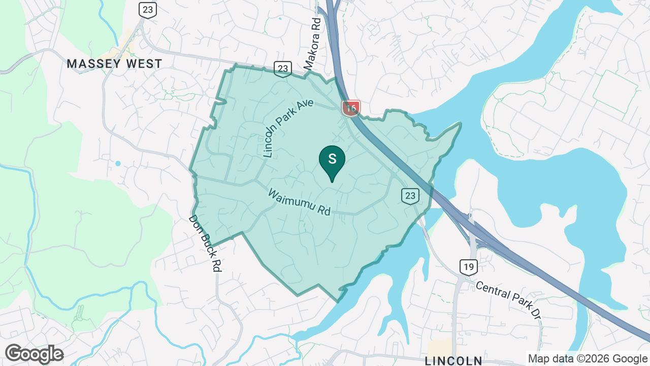 Lincoln Heights School static school zone map