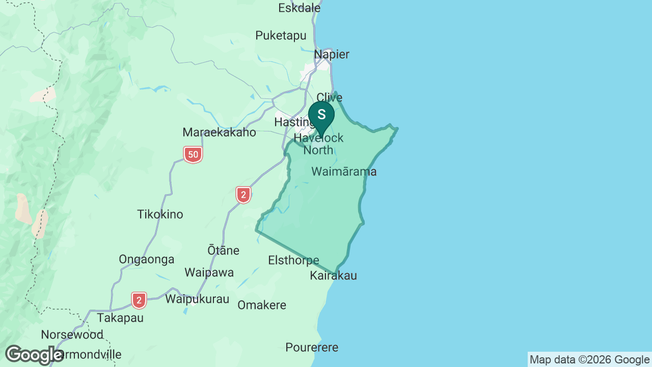 Havelock North Intermediate static school zone map