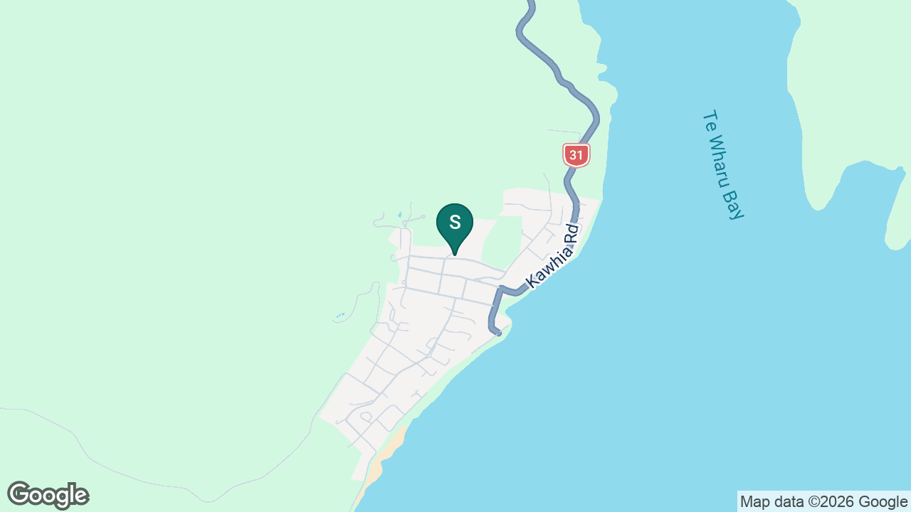 Kawhia School static school zone map