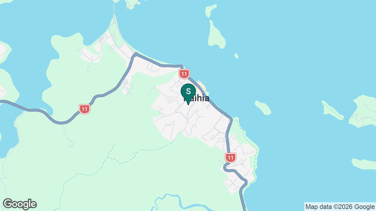 Paihia School static school zone map